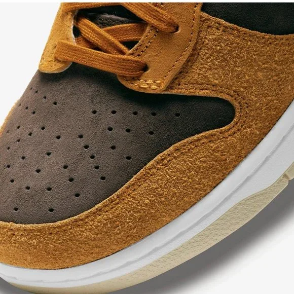 Nike Dunk High PRM Dark Russet Mens Sneakers Sz: 6.5 - Picture 6 of 8